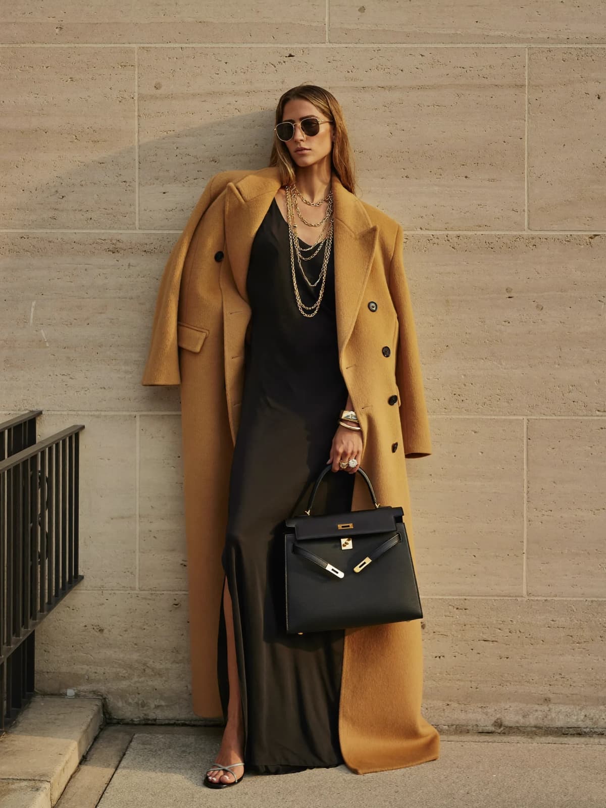 The full Shelby look — coat season forever